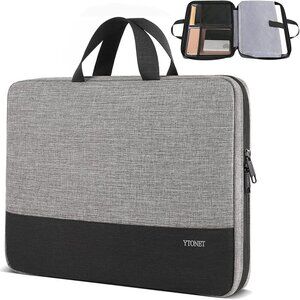 ✨ Men Gray Laptop Case 15.6 inch Sleeve Computer Carrying Compatible Lenovo Bag